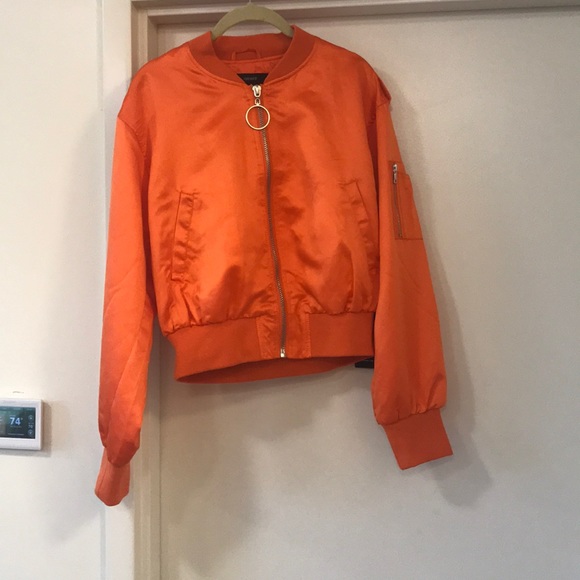 Jackets \u0026 Coats | Neon Orange Bomber 